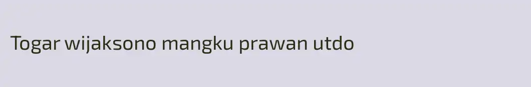 Togar wijaksono mangku prawan utdo